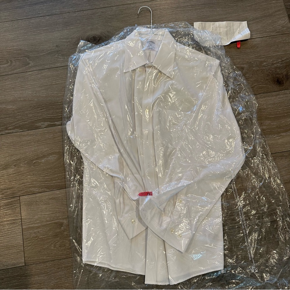 Brooks Brothers Regent Fit White Button-Up Shirt